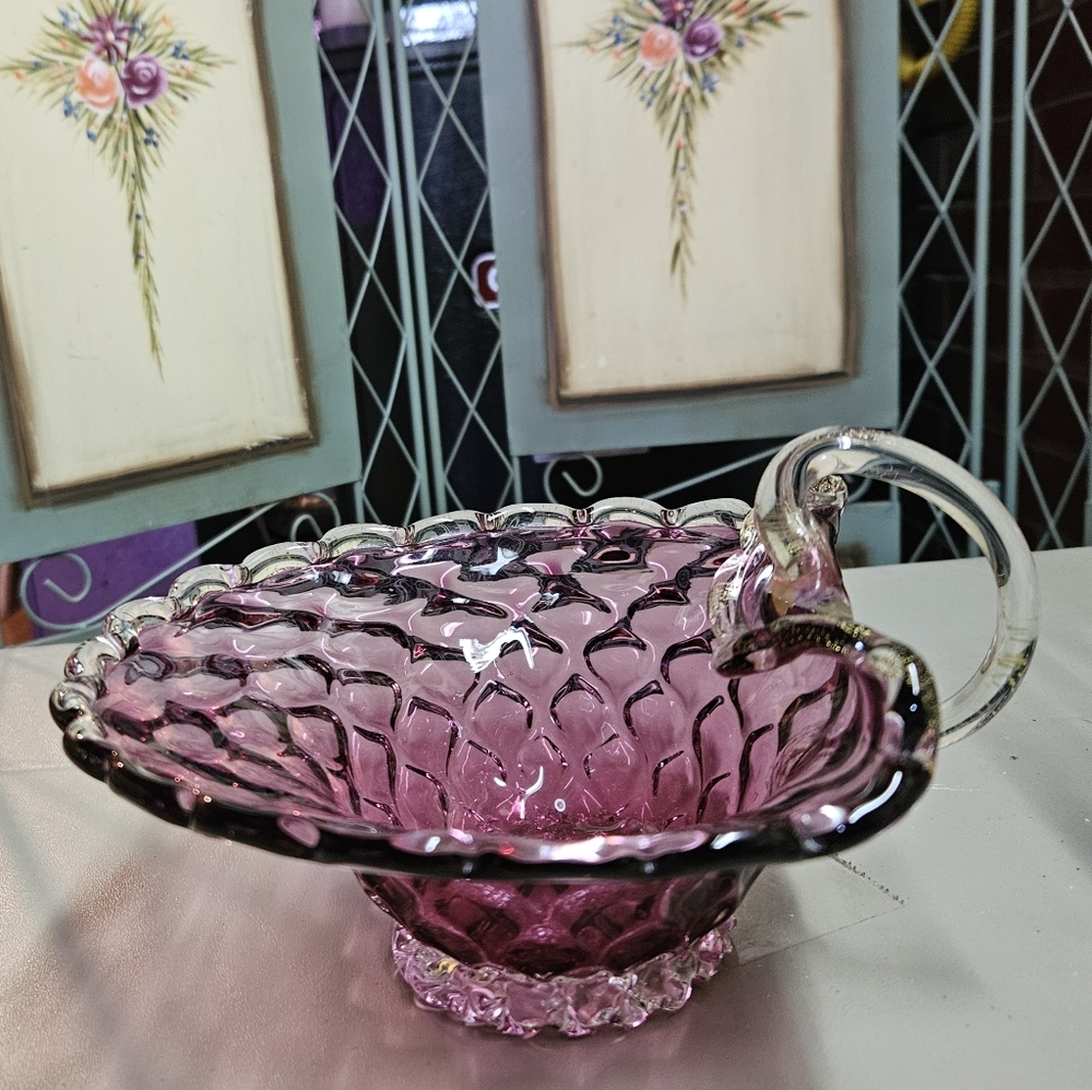 Cranberry Candy Dish